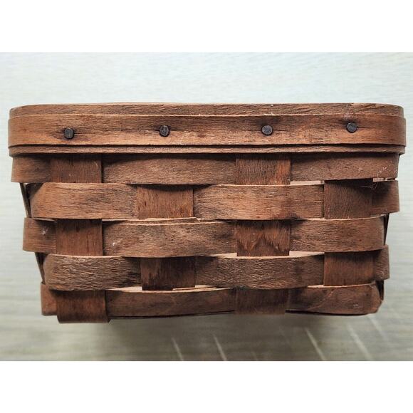 LONGABERGER WALL HANGING BASKET-Vintage-Small-5x7-Dated 1985 - Picture 1 of 11